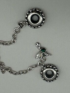 Pandora Silver Hummingbird Safety Chain -Women Jewelry